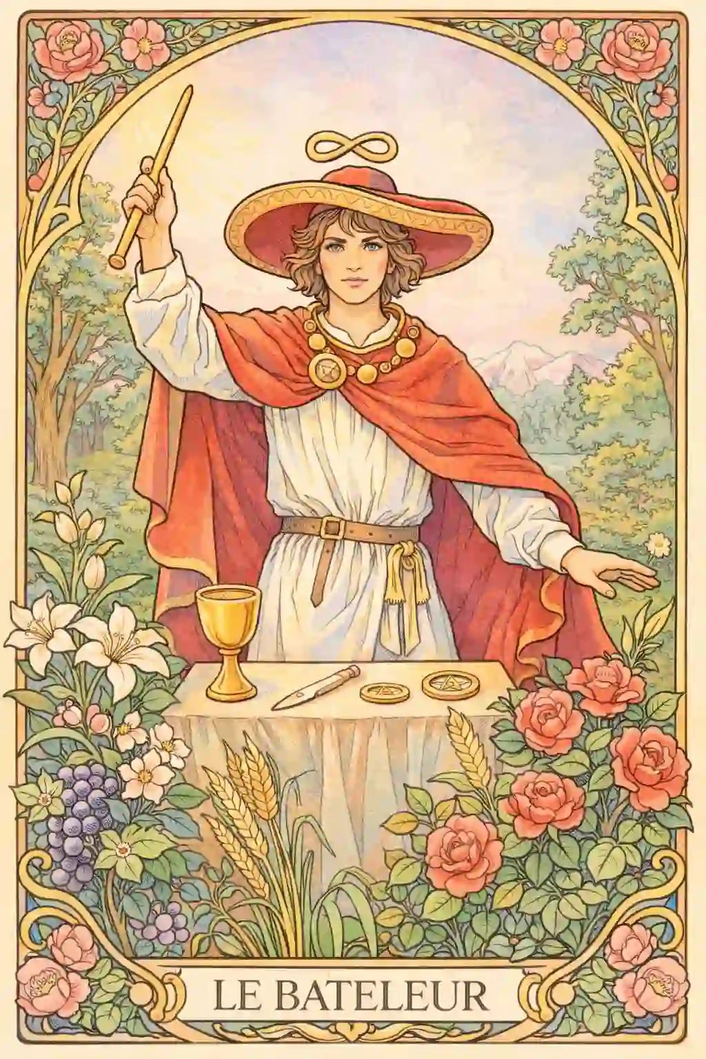 タロット魔術師意味イメージ画像