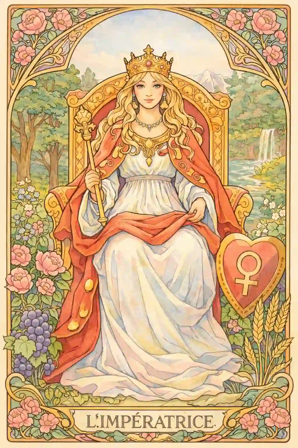 タロット女帝意味イメージ画像