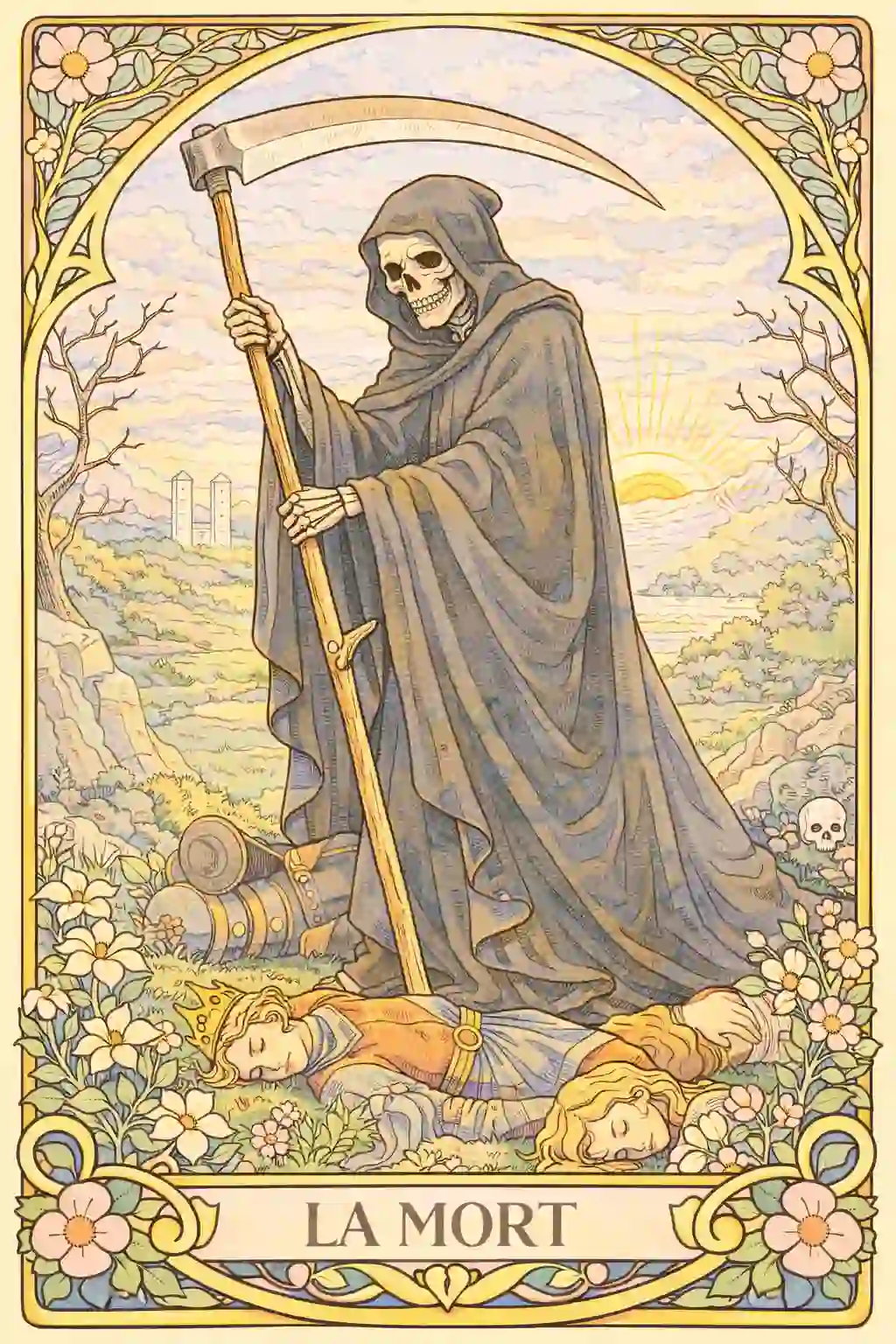 タロット死神意味イメージ画像