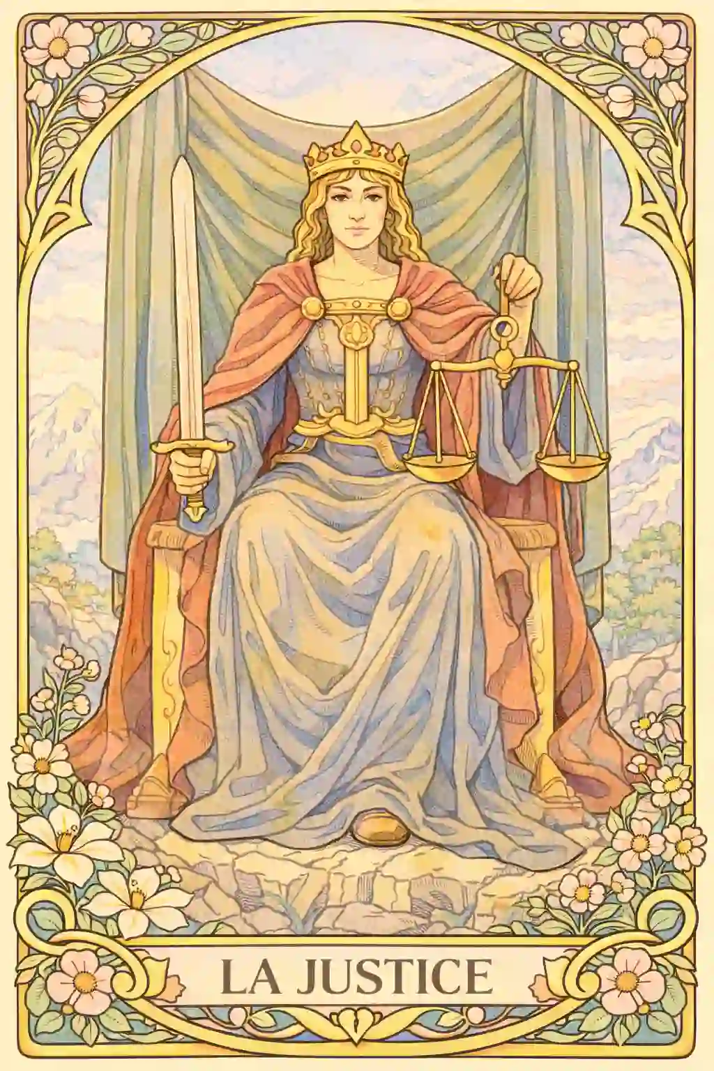 タロット正義意味イメージ画像