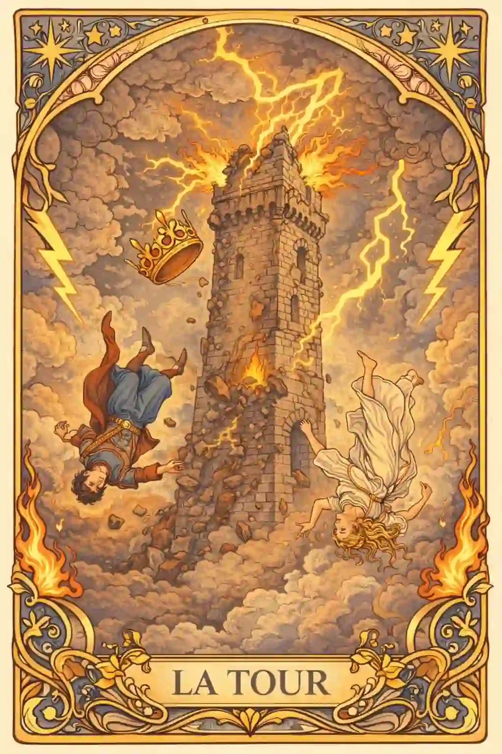 タロット塔意味イメージ画像