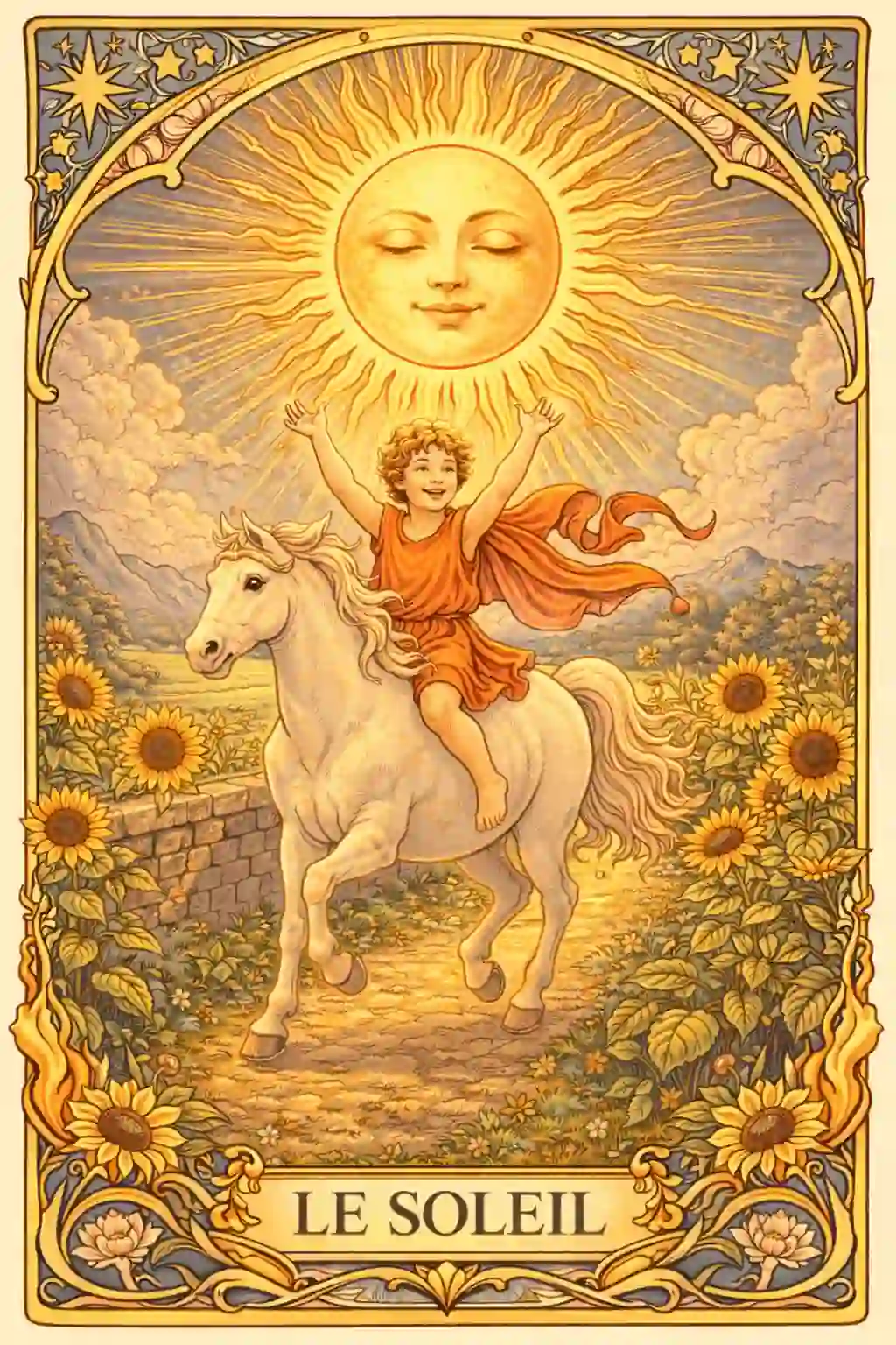 タロット太陽意味イメージ画像