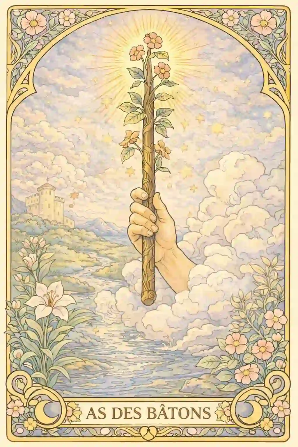 タロットワンド1(ワンドA)意味イメージ画像