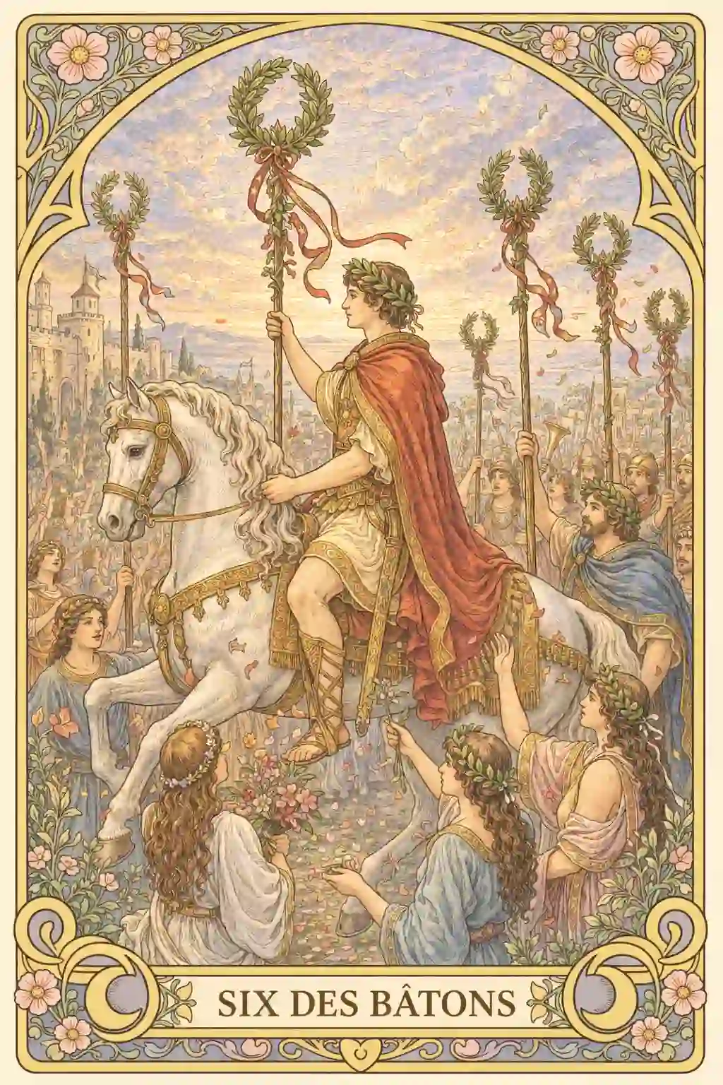 タロットワンド6意味イメージ画像