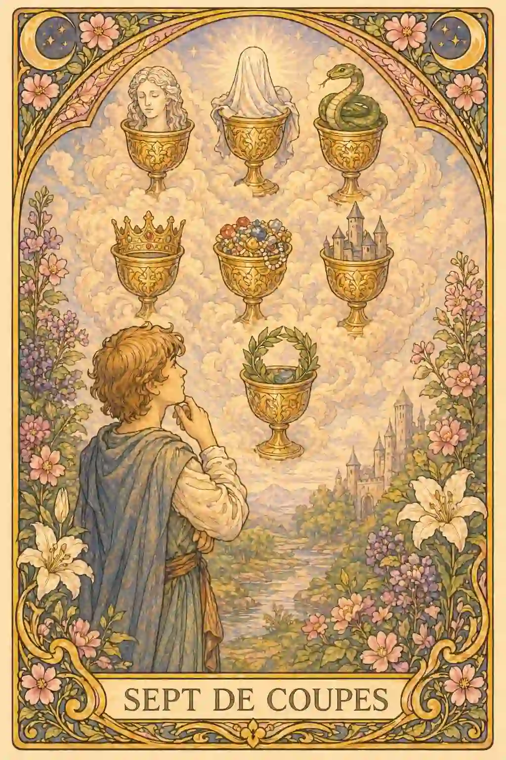 タロットカップの7イメージ画像